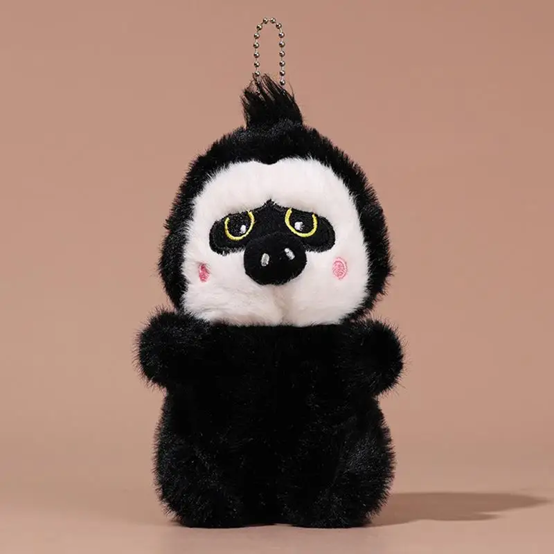 Plush Doll Pendant Funny Plush Doll Bag Charm Monkey Shape Cute Doll Shoulder Bag Pendant For Backpacks Shoulder Bags Purse Bag