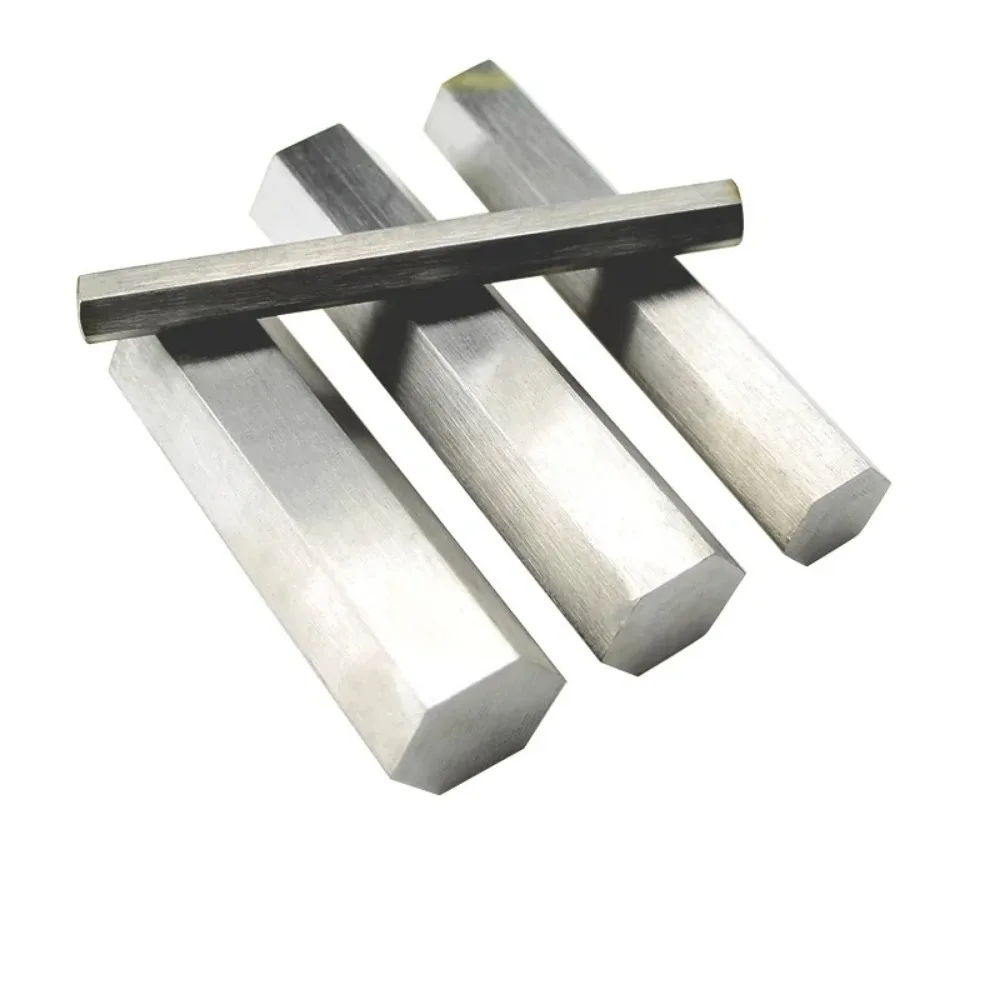 304 Stainless Steel Hex Rod Bar 5mm 6mm 7mm 8mm 10mm 12mm 15mm Linear Shaft Metric Bars Ground Stock 300mm Customize Length