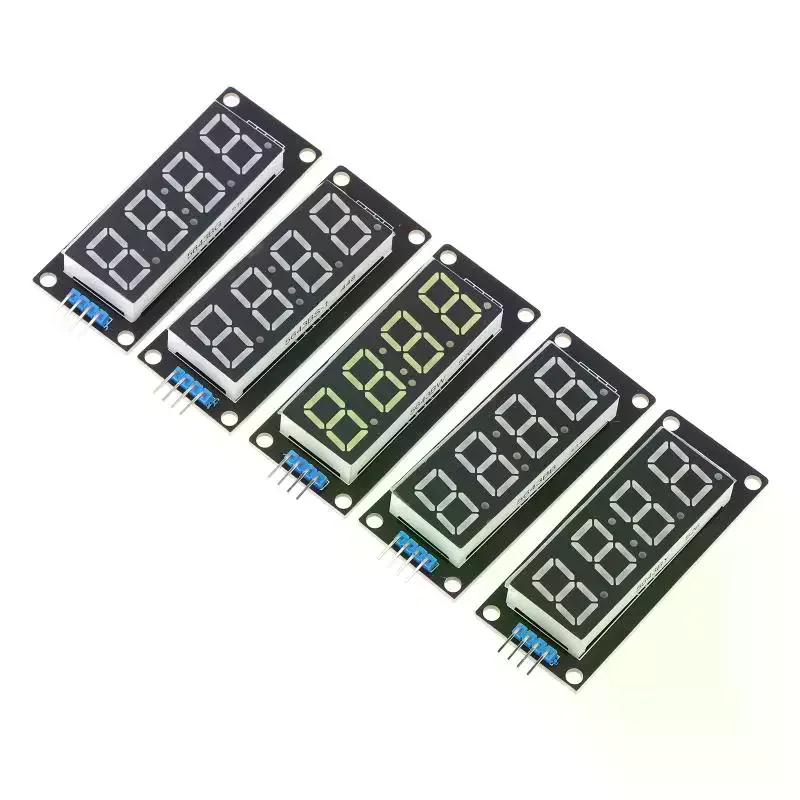 Modul Layar Digital LED TM1637 0.56 Inci 4 Bit, Modul Layar 7 Segmen, Modul Layar Jam Elektronik LED untuk Arduino