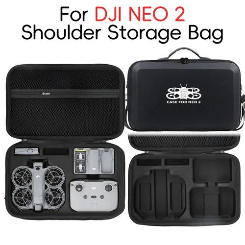 Imagen 2 del producto Bolsa de almacenamiento de hombro para DJI NEO 2 RC N3, funda protectora para controlador, caja portátil para DJI NEO 2 RC N3, bolsas para Dron con Control remoto