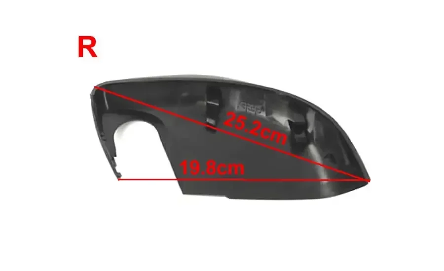 For Honda City Fit Greiz 2014-2019 Car Accessories Exterior Rearview Mirrors Lower Cover Door Side Mirror Cap Housing