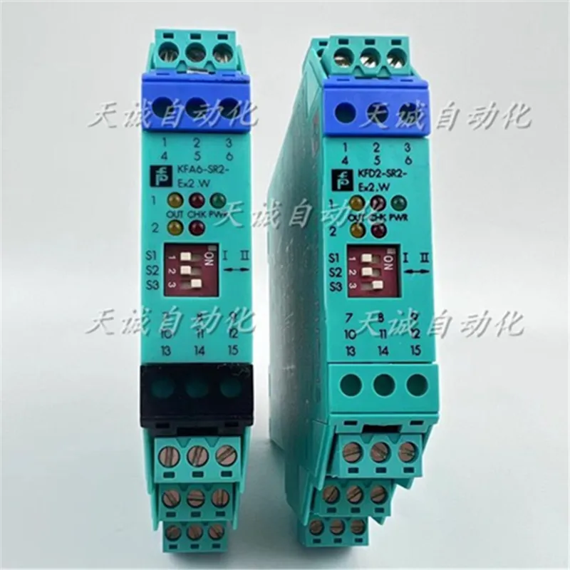 Original P+F Safety Relay KFA6-SR2-Ex2.W KFD2-SR2-Ex2.W For Safety Barrier.