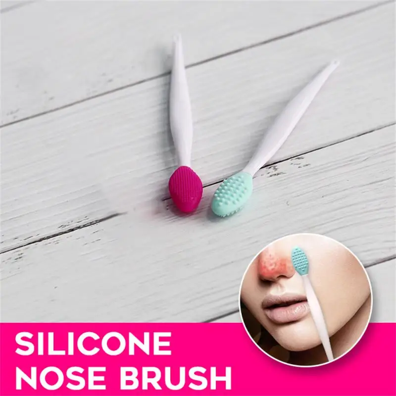 Silicone Multifunction Wash Face Exfoliating Brush Clean Lip Brush Beauty Pores Cleansing Blackhead Tools