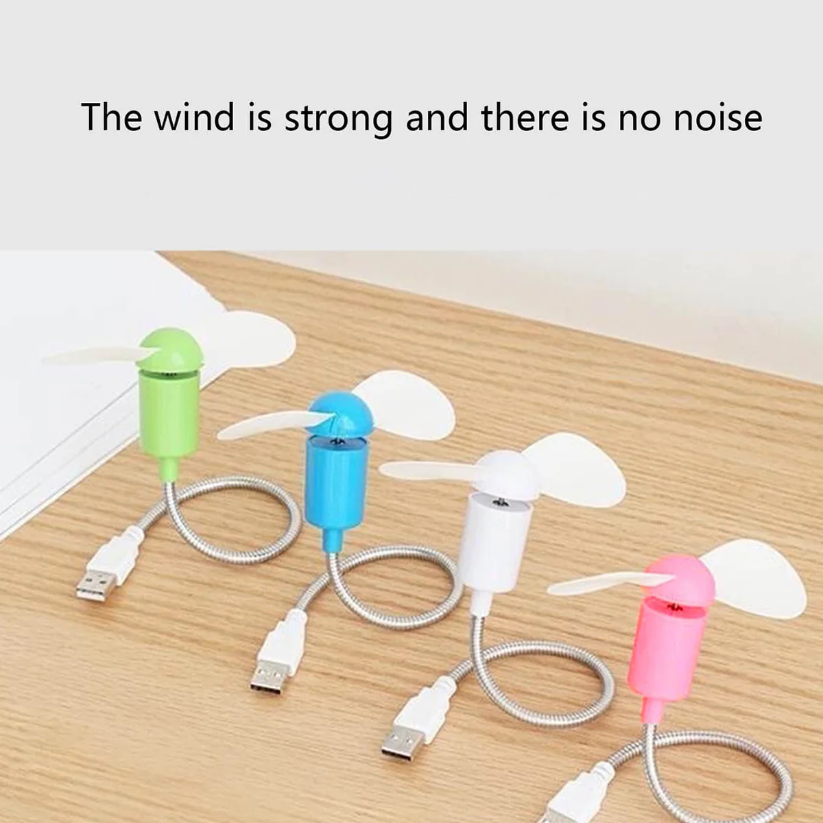 Portable, Freely Bendable, Silent, High-Wind USB Mini Fan, Notebook USB Power Bank Fan