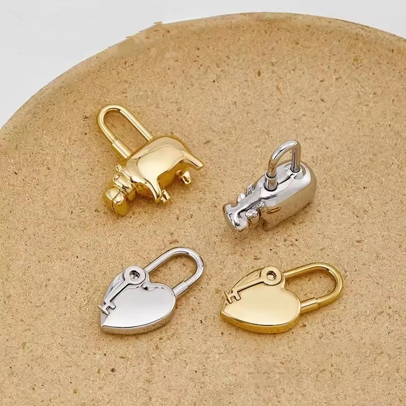 Metal Animals Lock Pendant For Hermes Birkin Kelly Bag Animal Full Steel Metal High-grade Bag Charm Pegasus Hippo Bag Accessory