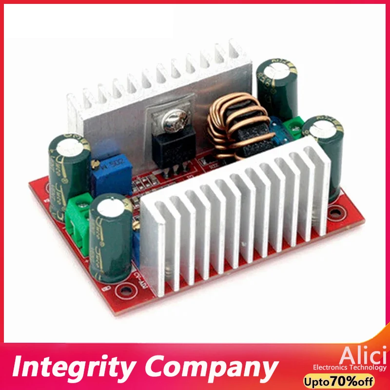 DC 400 W 15 A Step-up-Boost-Konverter Konstantstrom-Netzteil LED-Treiber 8,5–50 V auf 10–60 V Spannungsladegerät Step-Up-Modul