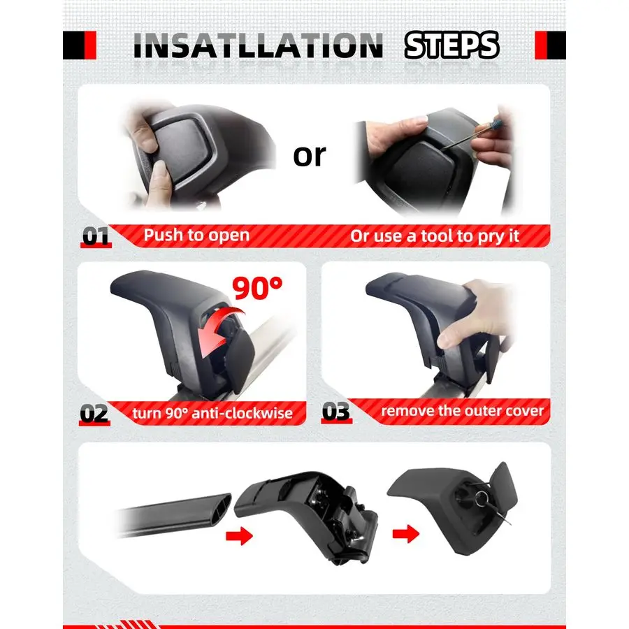 قضبان متقاطعة مناسبة لميتسوبيشي أوتلاندر 20222025 أمبير أوتلاندر PHEV 20232025 رف سقف من الألومنيوم قضبان متقاطعة ملحقات حامل البضائع