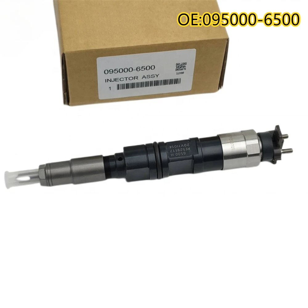 

High quality New For 095000-6500 RE529117 Common Rail-brandstofinjector Voor John Deere 4.5L 4045 6.8L 6068 Denso