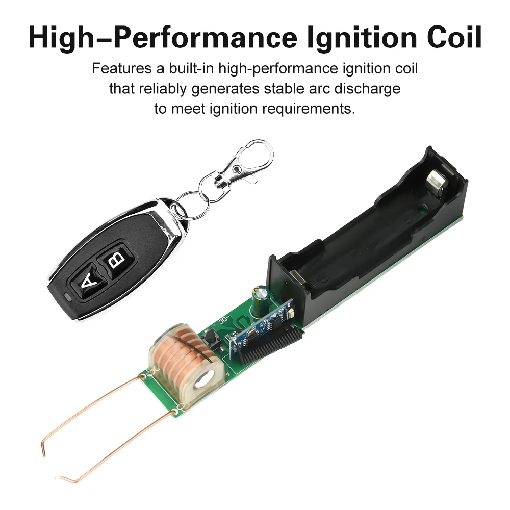 

Igniter High Voltage Generator to 15KV Drive Power Supply 50-Meter Remote Control Board with LED Indicator