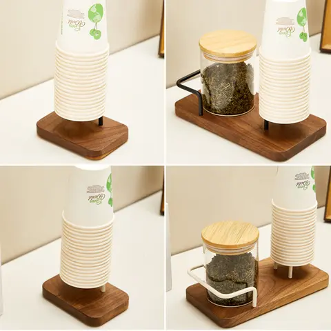 1 st badrumsmugghållare, liten engångsmugghållare för papper för sköljkoppar, kaffemuggställ, temugghållare, mugghållare 10 best sales pappersmugghållare - №9