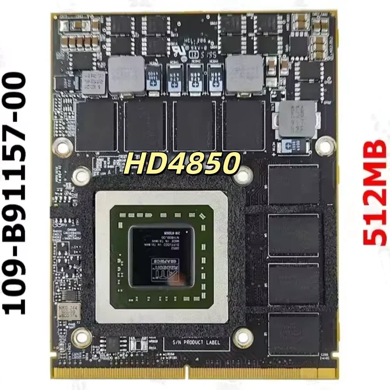 Original HD4850M  Graphics Card 109-B91157-00 216- 0732019 MB953LL/A for iMac A1312 A1311 512MB Fully Tested HD4850