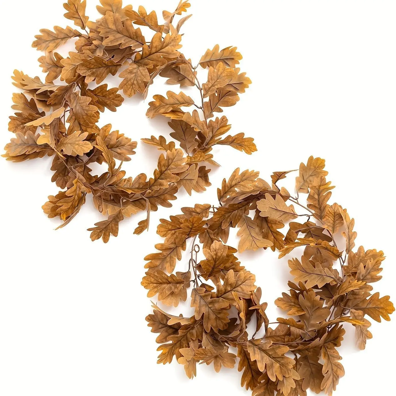 1PC Autumn Chrysanthemum Leaf Vine Simulation Halloween Christmas Home Display Window Decoration for Festive Atmosphere
