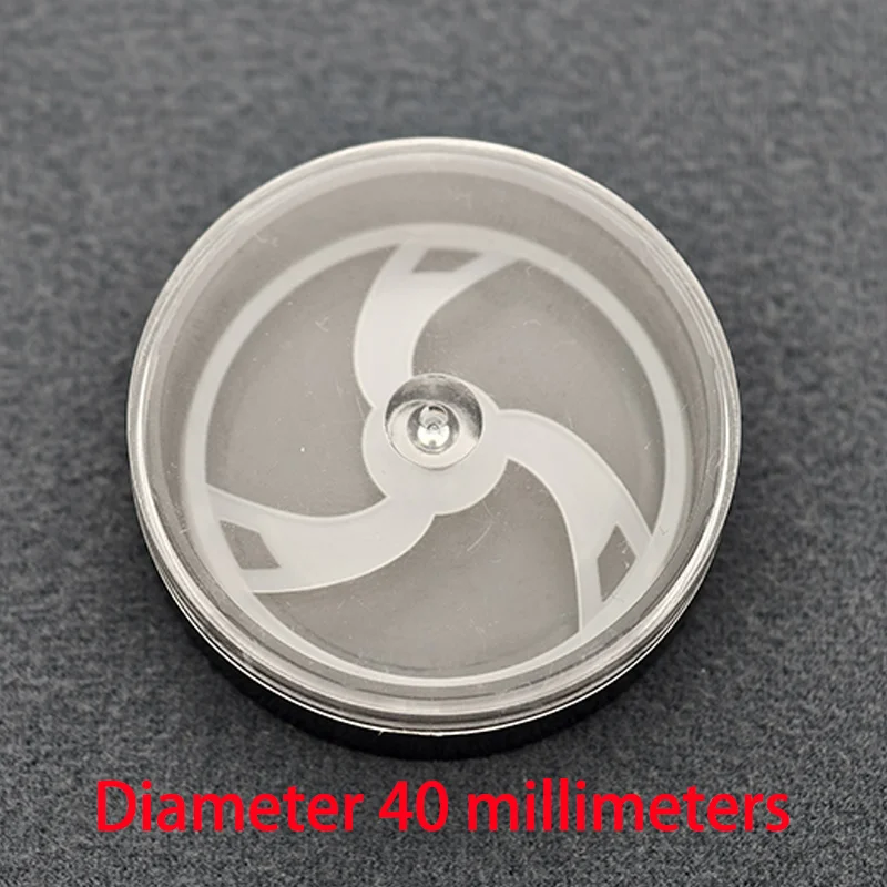 1개 블랙 플라스틱 시계 다이얼 스크린 보호 케이스 직경 40mm/45mm/51mm 시계 다이얼 박스 플라스틱 시계 다이얼 커버 액세서리