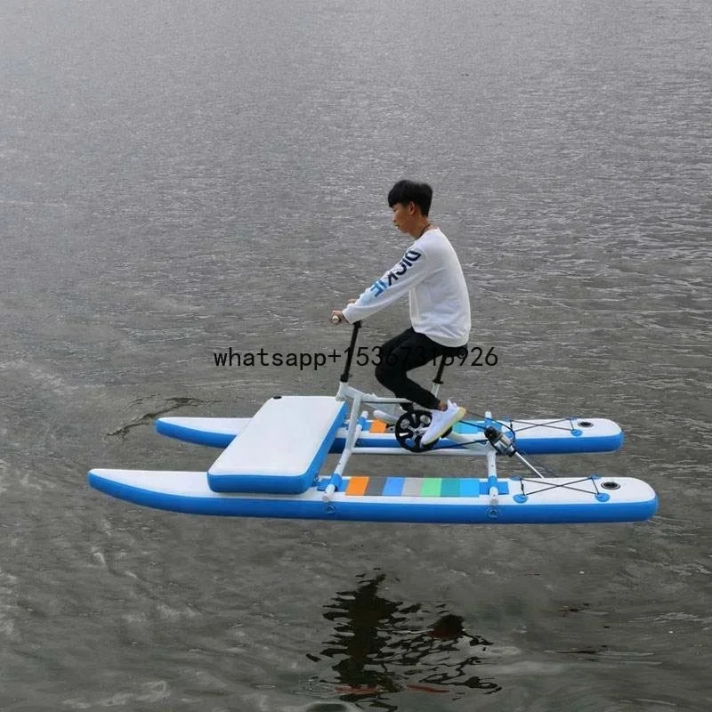 PVC pontoon Chiliboats Waterbike Pedal Inflatable Water Bike Bicycle