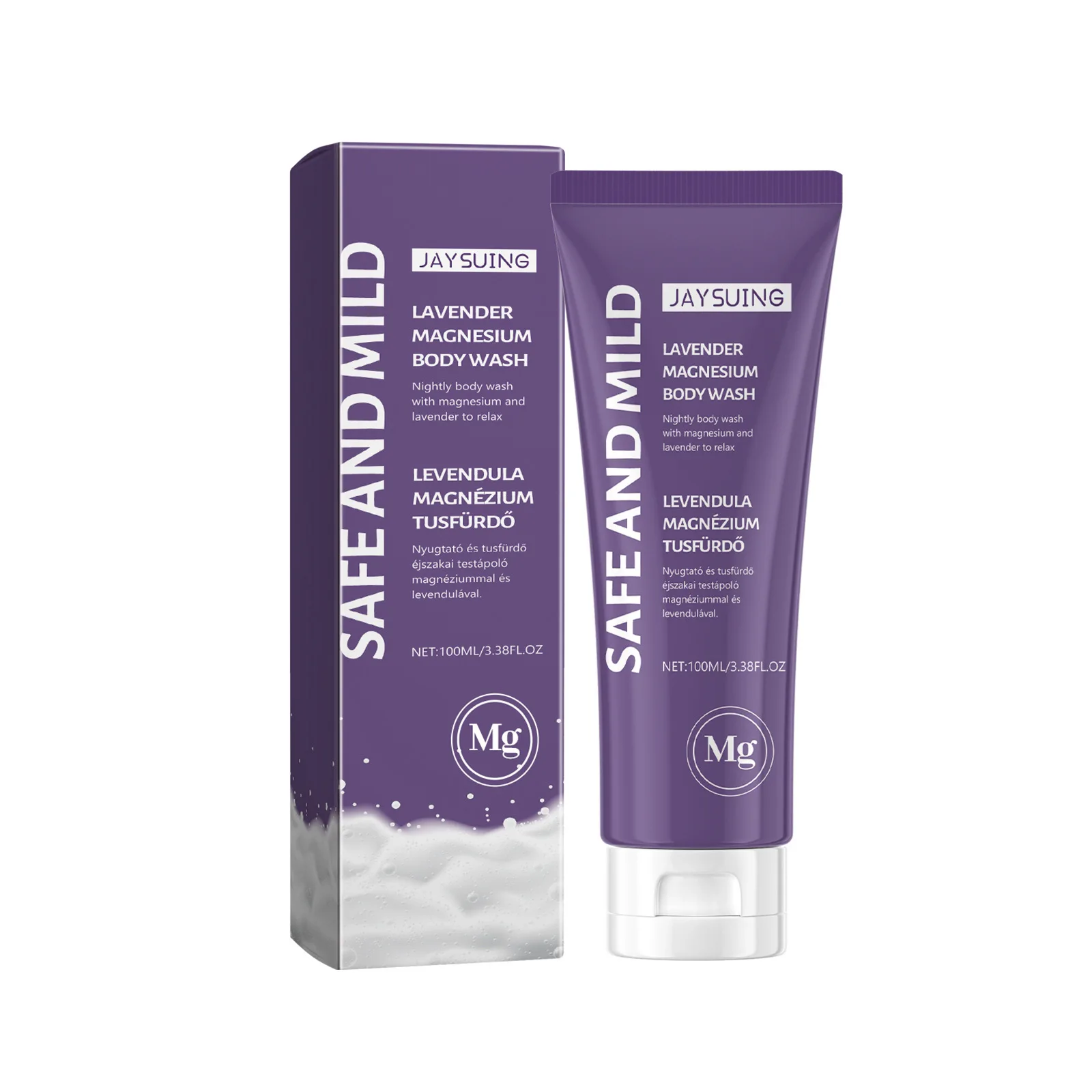 

Lavender Magnesium Shower Gentle Cleansing Semen Solid Moisturizing Hydrating Moisturizing Long-lasting Fragrance