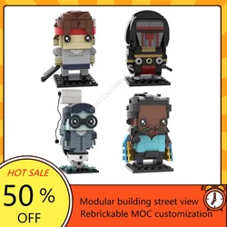 MOC Movie Characters Brand Walsh、Darth Revan、Moaning Myrtle And Lando Calrissian Brickheadz Building Blocks Cartoon Figures Toy