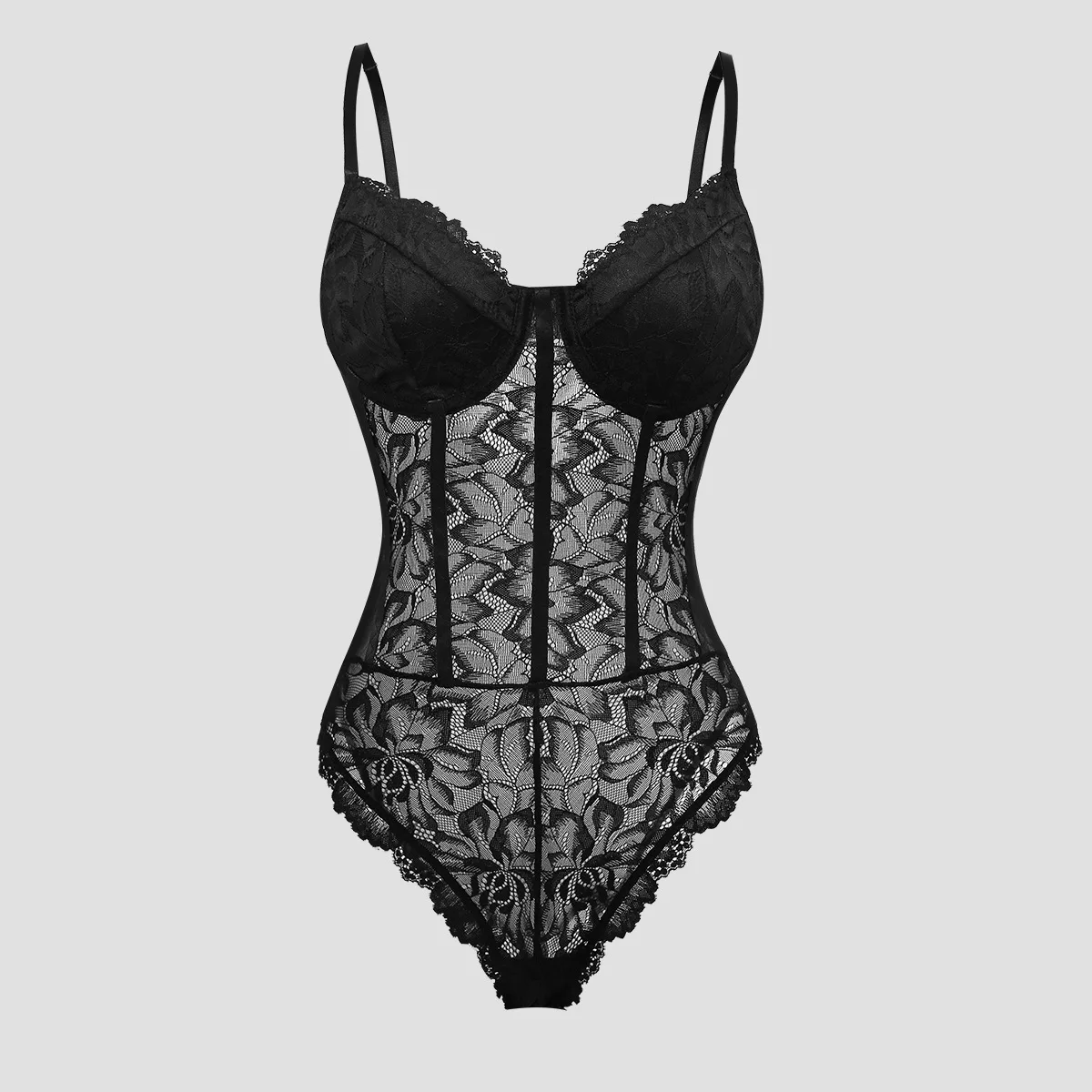 

Сексуальное боди с кружевной отделкой Me, облегающее боди Ba Exposure 60427, брюки с высокой талией, тонкая ткань, чистое желание