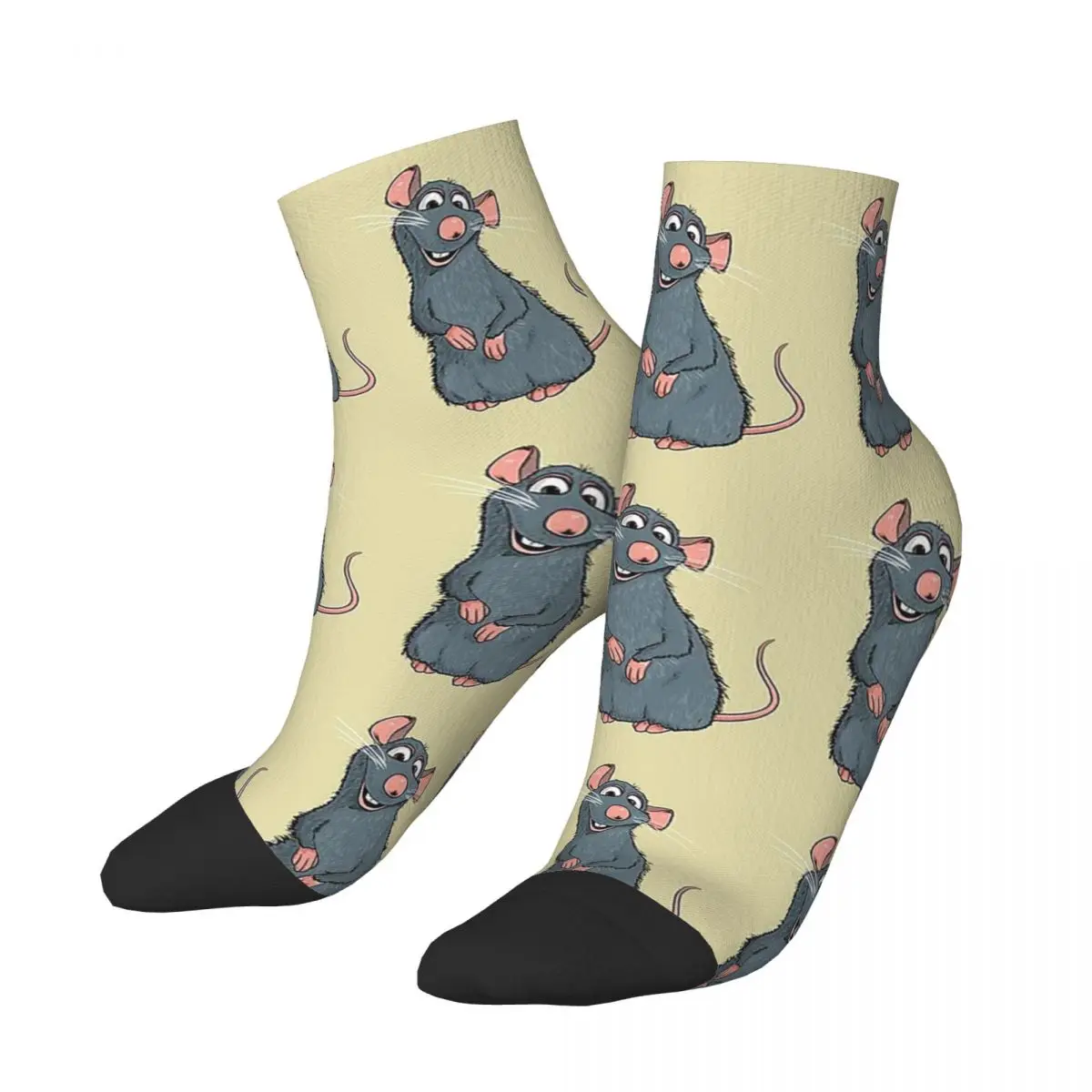 Ratatouille Remy Socks Harajuku High Quality Stockings All Season Socks Accessories for Unisex Christmas Gifts