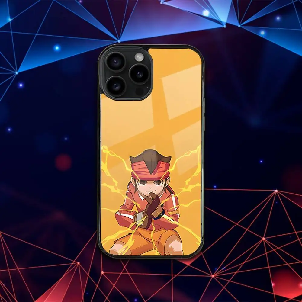 Funda de teléfono Aniem I-Inazumas E-Eleven para iPhone 17,16,15,14,13,12,11,Pro,Max,Plus,Mini,SE4,E carga inalámbrica magnética Magsafe