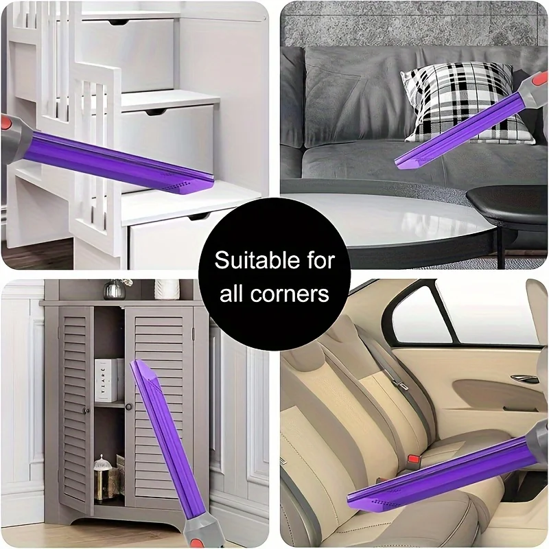 Reemplazo de herramienta para hendiduras de tubo ligero para aspiradoras inalámbricas V7 V8 V10 V11 V15, accesorio de boquilla para herramientas para hendiduras de vacío