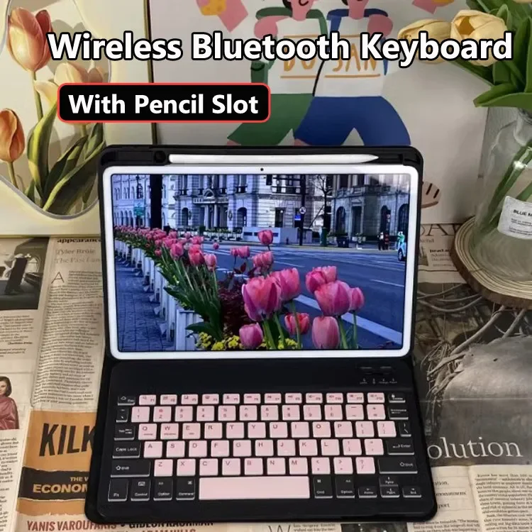 

Для Xiaomi Pad 7 Pro 11,2 7 11,2 дюйма 2024 6 Pro 6 11 дюймов 2023 5 5Pro 11 для Redmi Pad SE 11 Чехол с беспроводной Bluetooth-клавиатурой