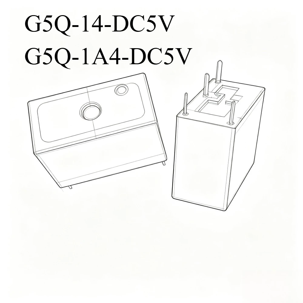 5pcs/Lot Original G5Q-1  G5Q-14 G5Q-1A G5Q-1A4-DC5V  DC12V DC24V 4PIN 5pin 5V 12V 24V Power Relay