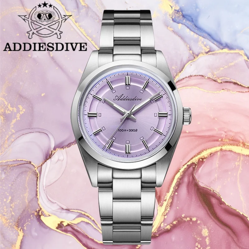 

ADDIESDIVE 2025 NEW Watch For Men reloj AD2515 VH31 10Bar Waterproof BGW9 Super Luminous 316L Stainless Steel Quartz Watches