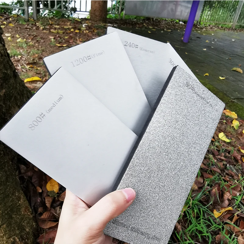 Piedra de afilar de diamante, piedra afiladora de cuchillos de cocina con almohadilla antideslizante de esponja, piedras húmedas para afilar, 1 ud.