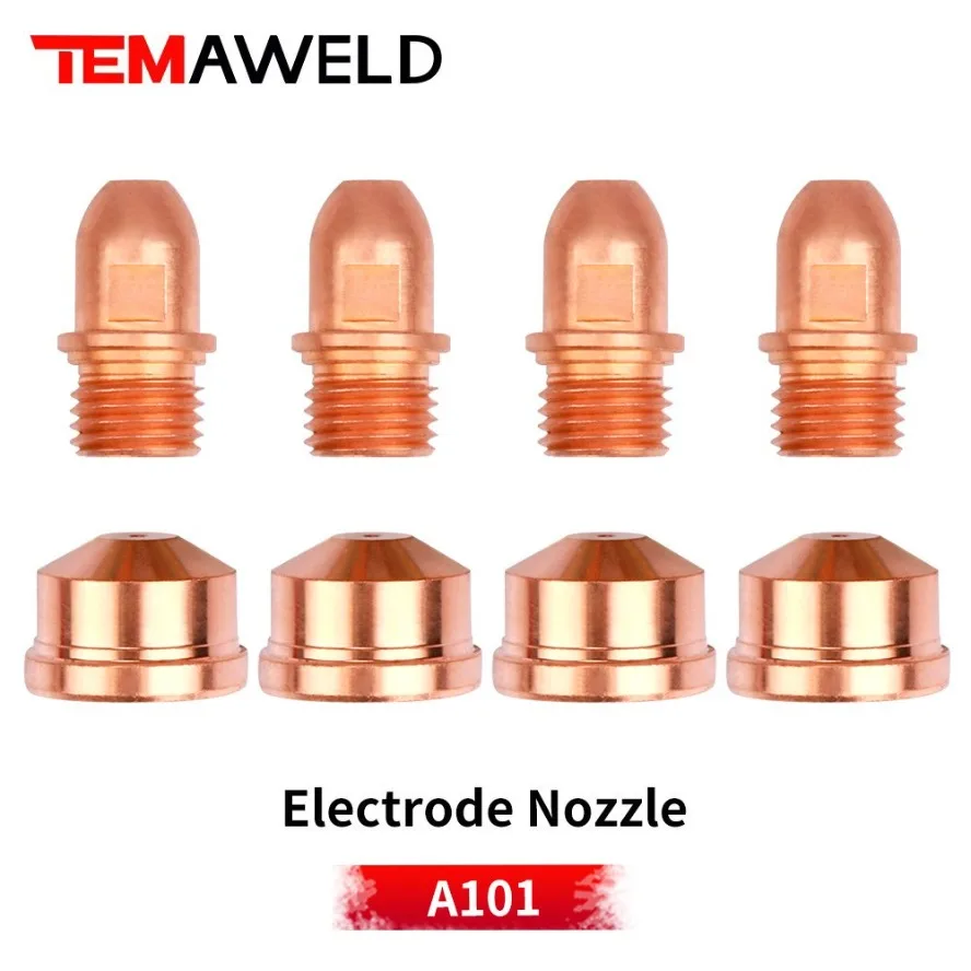 20PCS/set   A101 PR0101 PD0101 Plasma cutting electrode nozzle Air-cooled  Plasma Cutting Torch Accessories Wholesale