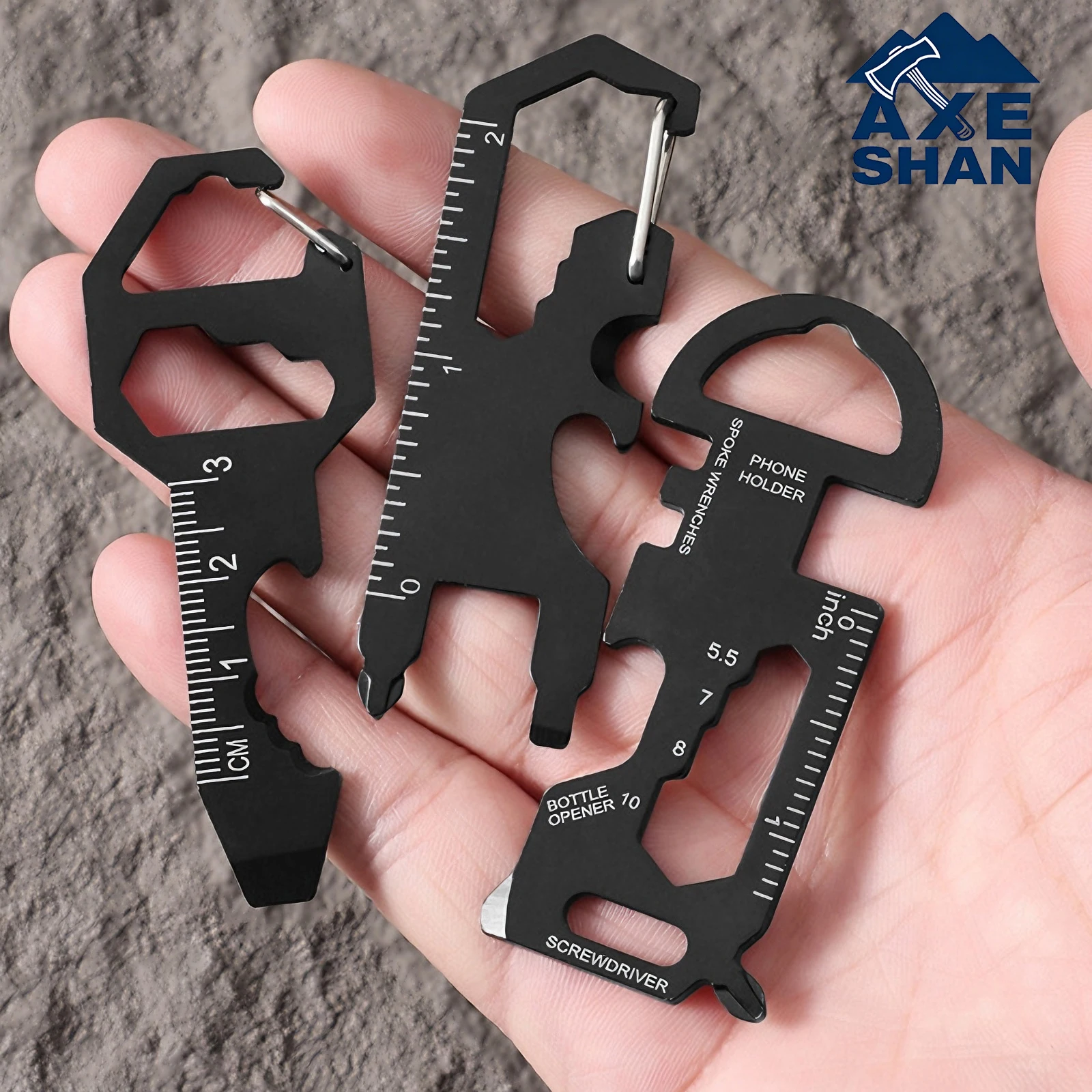 

﻿ Multi-functional Keychain Card Bottle Opener Screwdriver Wrench for Camping Hiking Outdoor Activities Pocket EDC Hand Tools