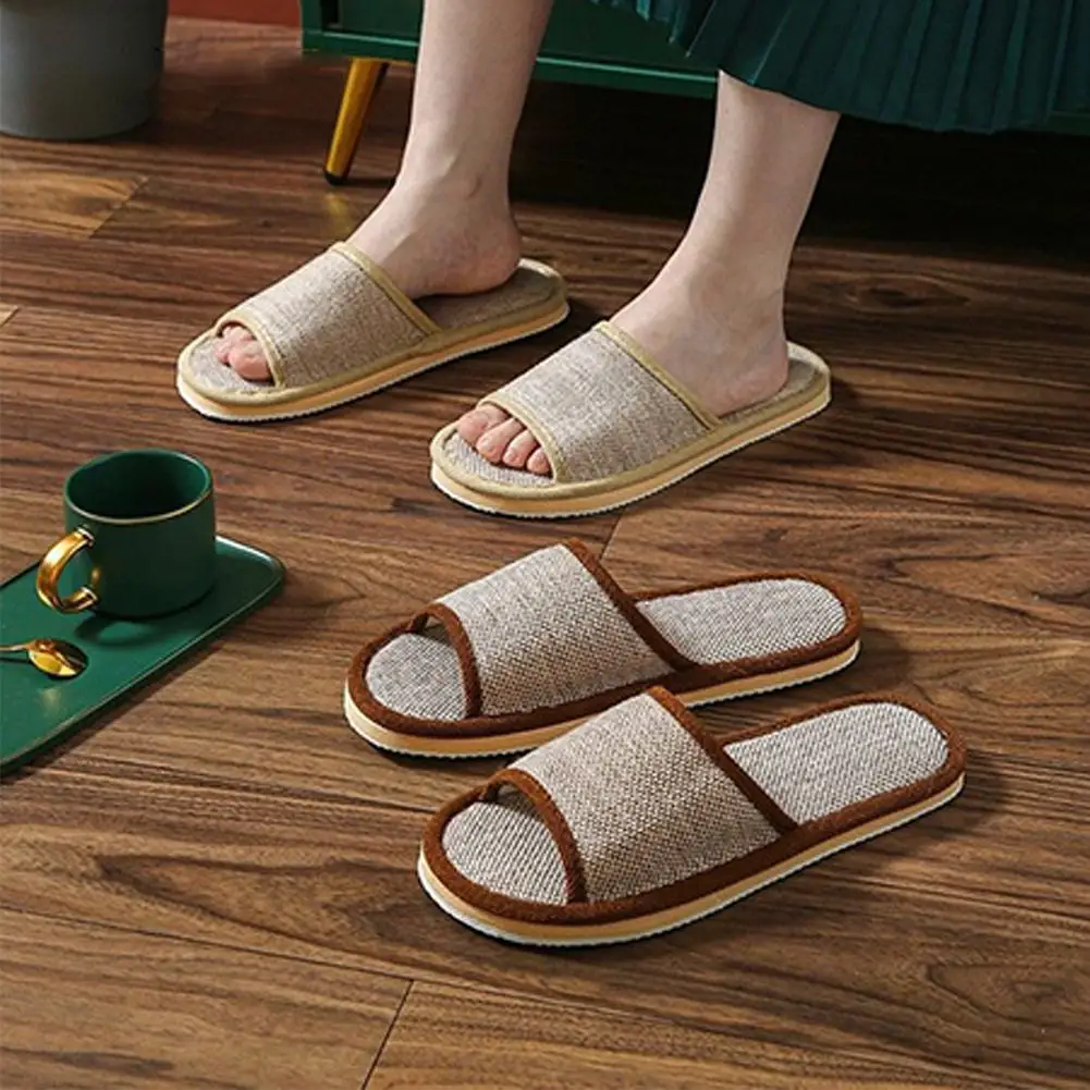 Women Indoor Slippers Non-Slip Flat Shoes Men Summer Flip Flops Home Slippers Female Comfortable New Unisex Slippers