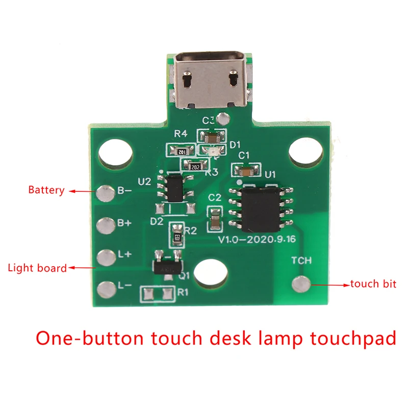 PCBA lamp circuit board USB charging Touch dimming stepless dimming led touch small night lamp control module