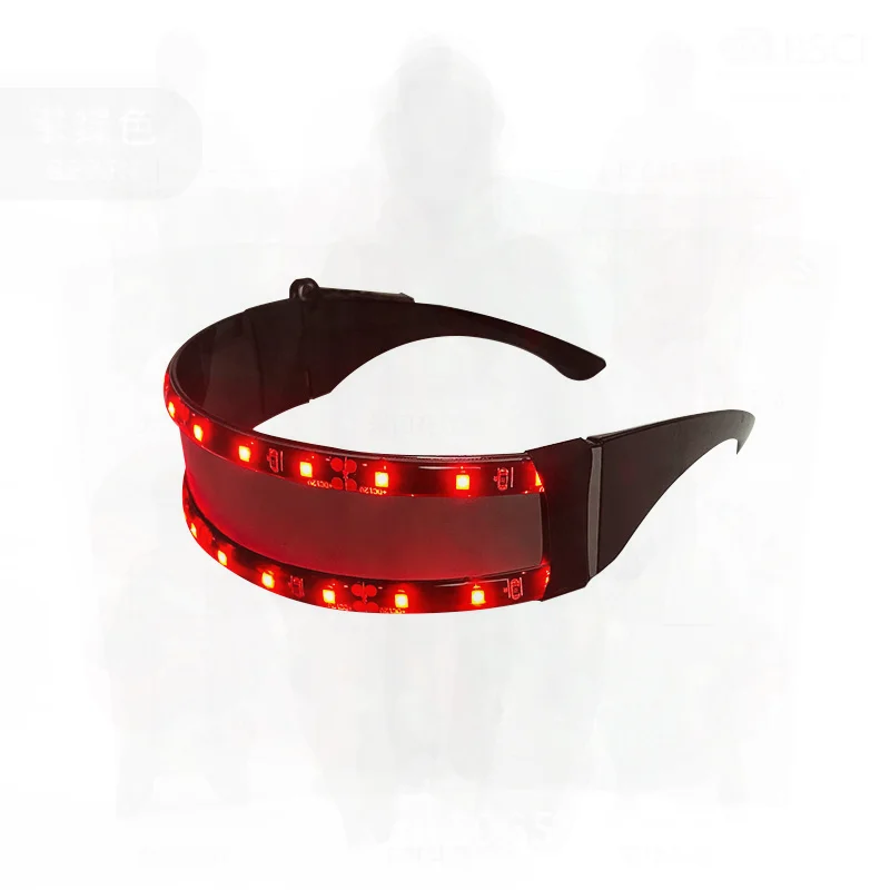 

Amazon LED Luminous Sunglasses White Light for Party Bar Music Festival Cross-Border Dance High Gloss Red Light Glow-in-the-Dark