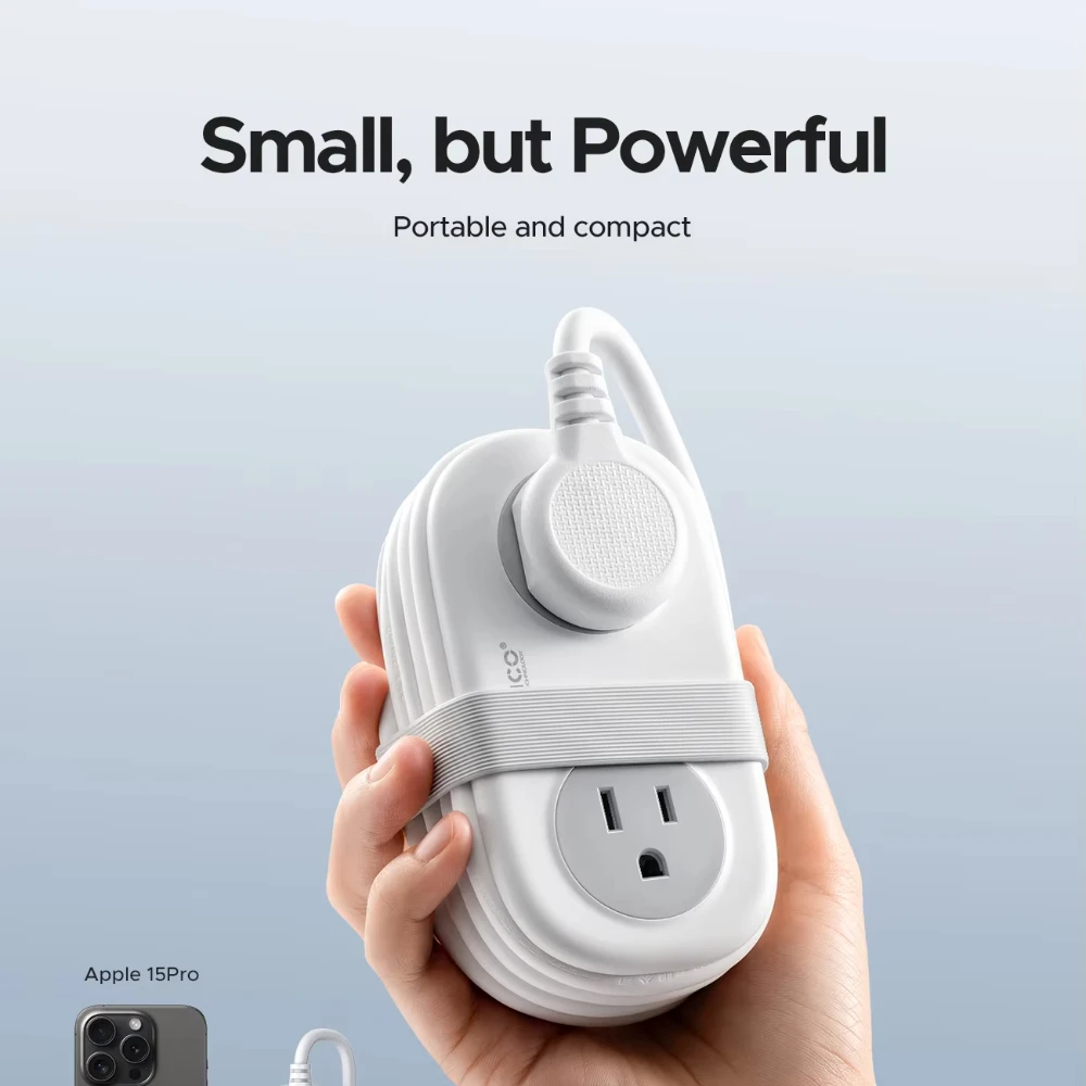 ORICO AP3 US Plug Electrical Power Strip Portable Travel Adapter 4AC 3USB 1Type-C Multi 1.2M Extension Cord Fast Charging - Detail 1