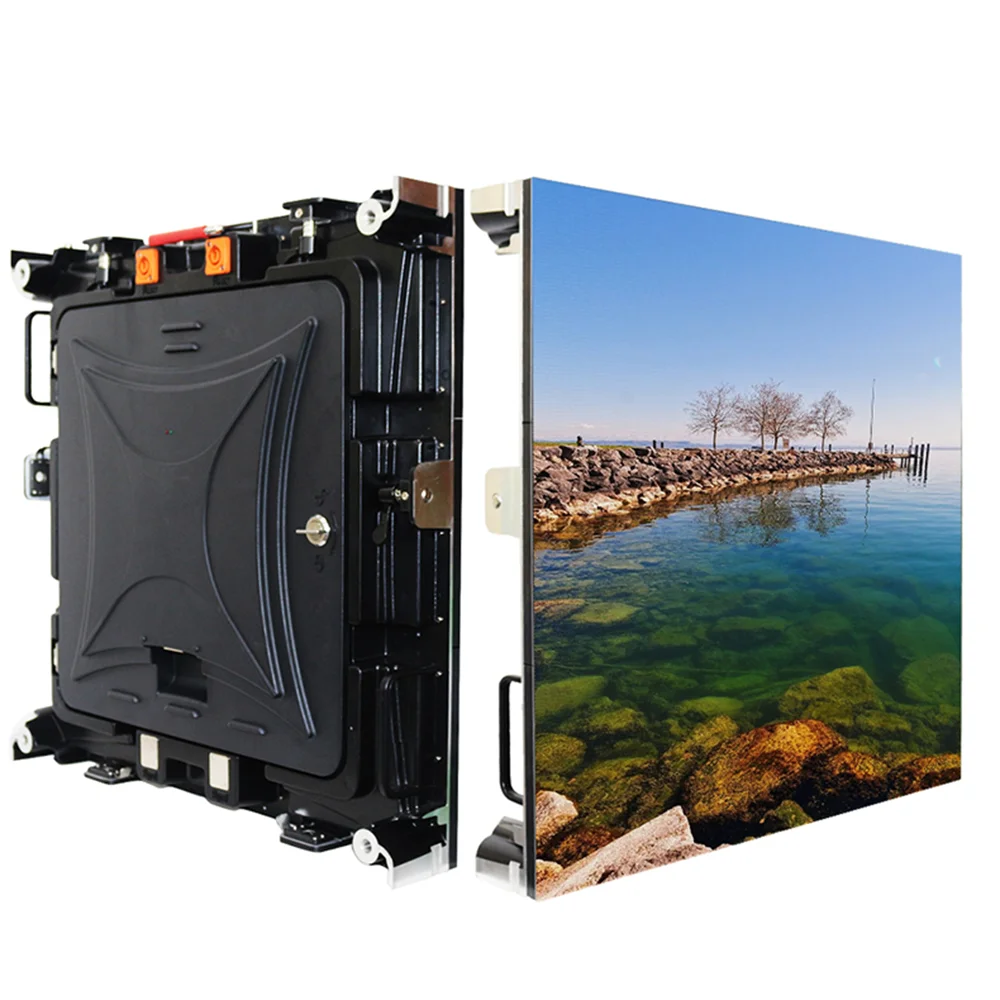 P6 outdoor 576*576mm waterproof small spacing die cast aluminum video wall advertising stage LED display screen