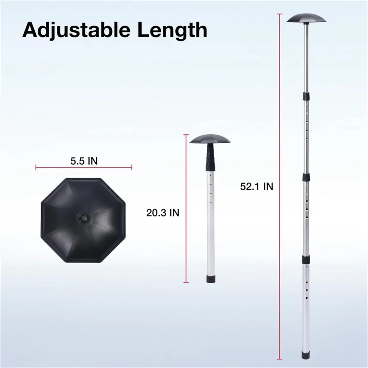 618 Mega Sale Gofly Golf Travel Bag Support System, Club Protective Pad and Aluminium Alloy Support Pole, Upgrade Accessories
