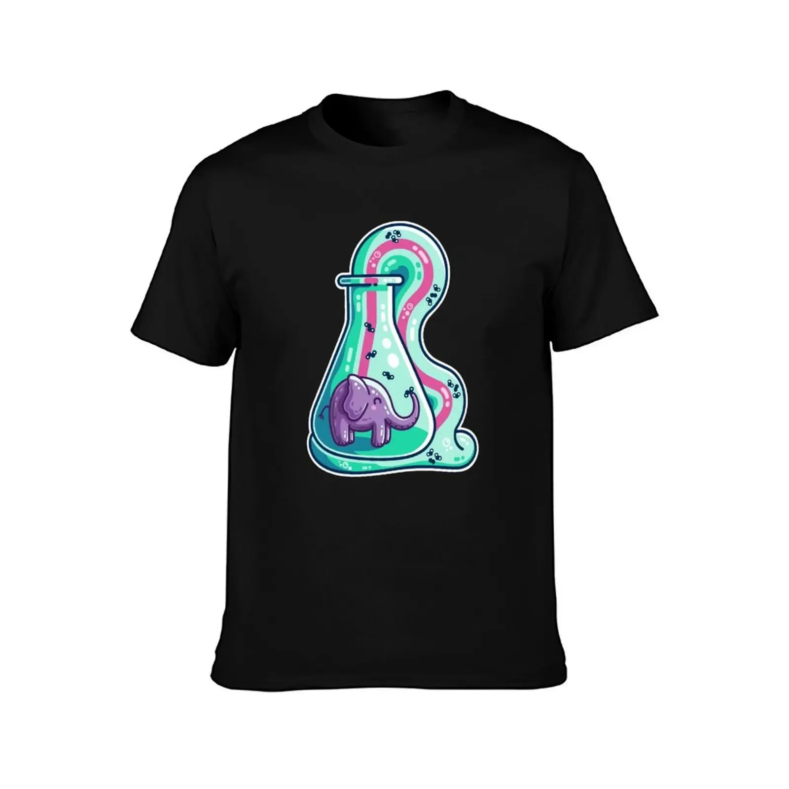 Elephant Toothpaste Chemistry Experiment T-Shirt anime clothes oversized t shirt men clothings