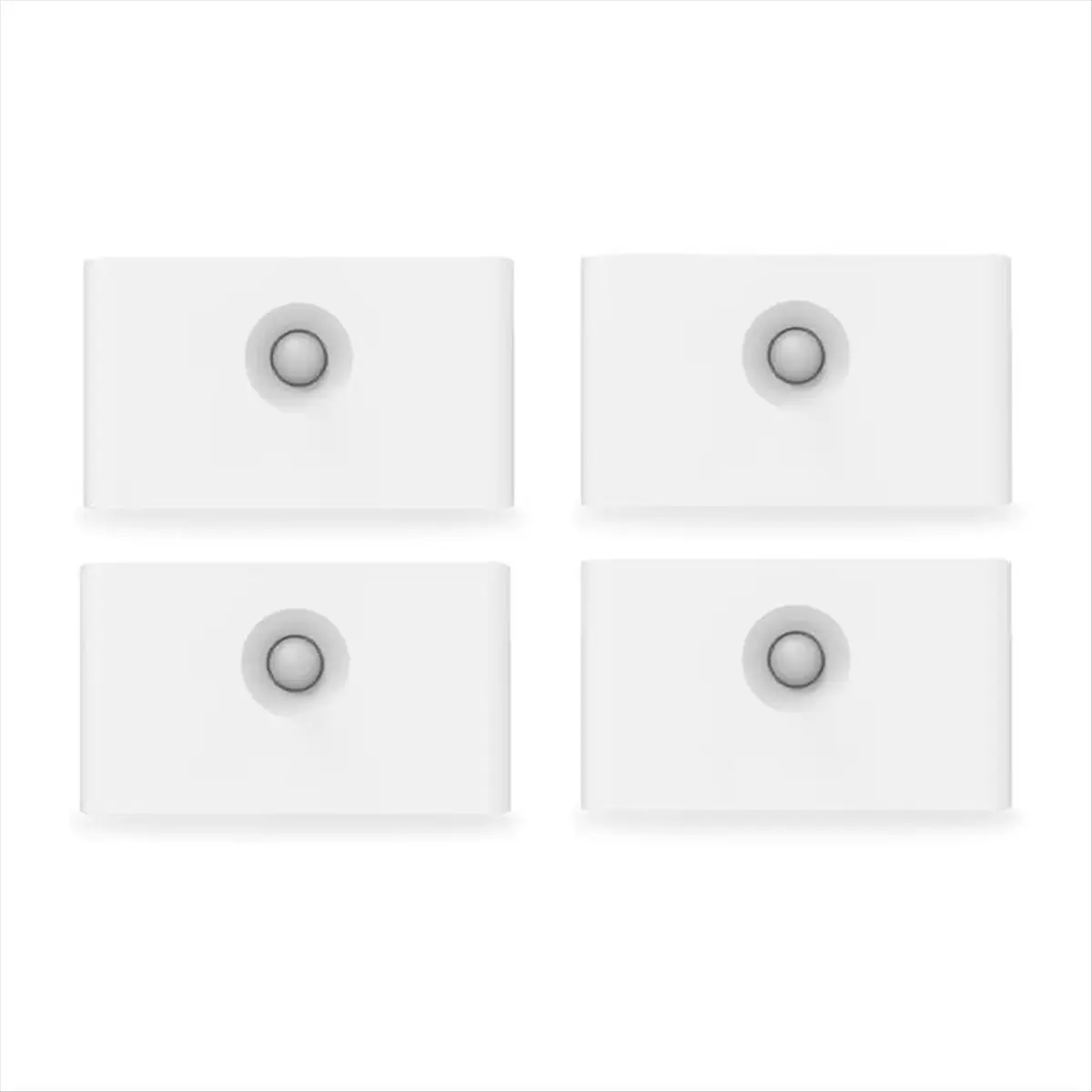AA19 Rechargeable Motion Sensor Smart LED Night Light Eye Protection Bedside Lamp for Bedroom Corridor Cabinet Lighting 4PCS