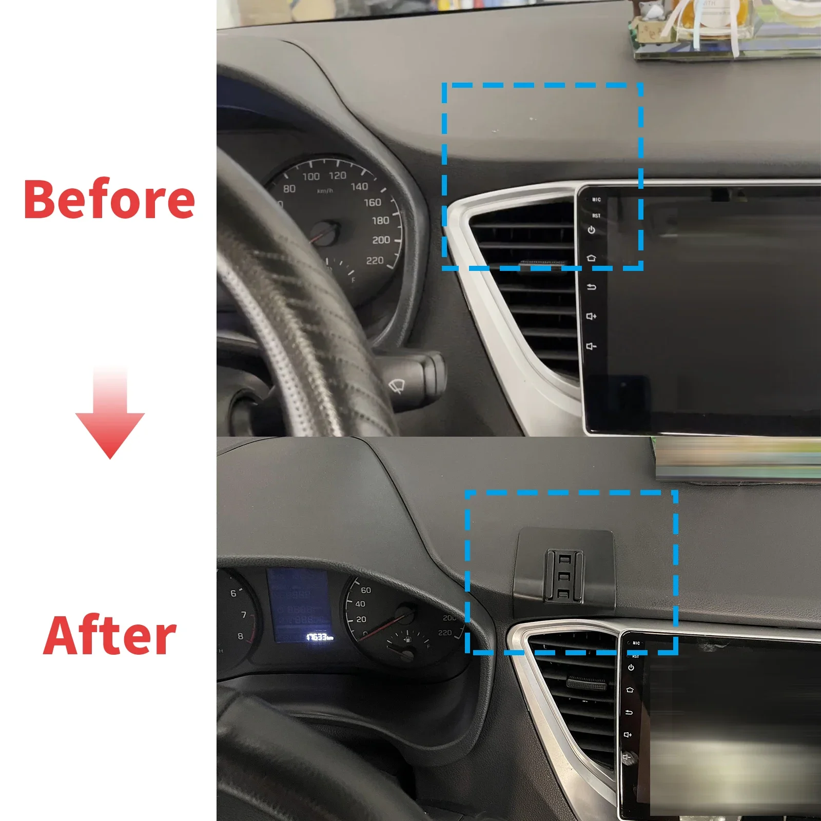 Car Mobile Phone Holder for Hyundai Accent Solaris 2016 2017 2018 2019 2020 N Line Stand Auto Accessories GPS Bracket Navigation