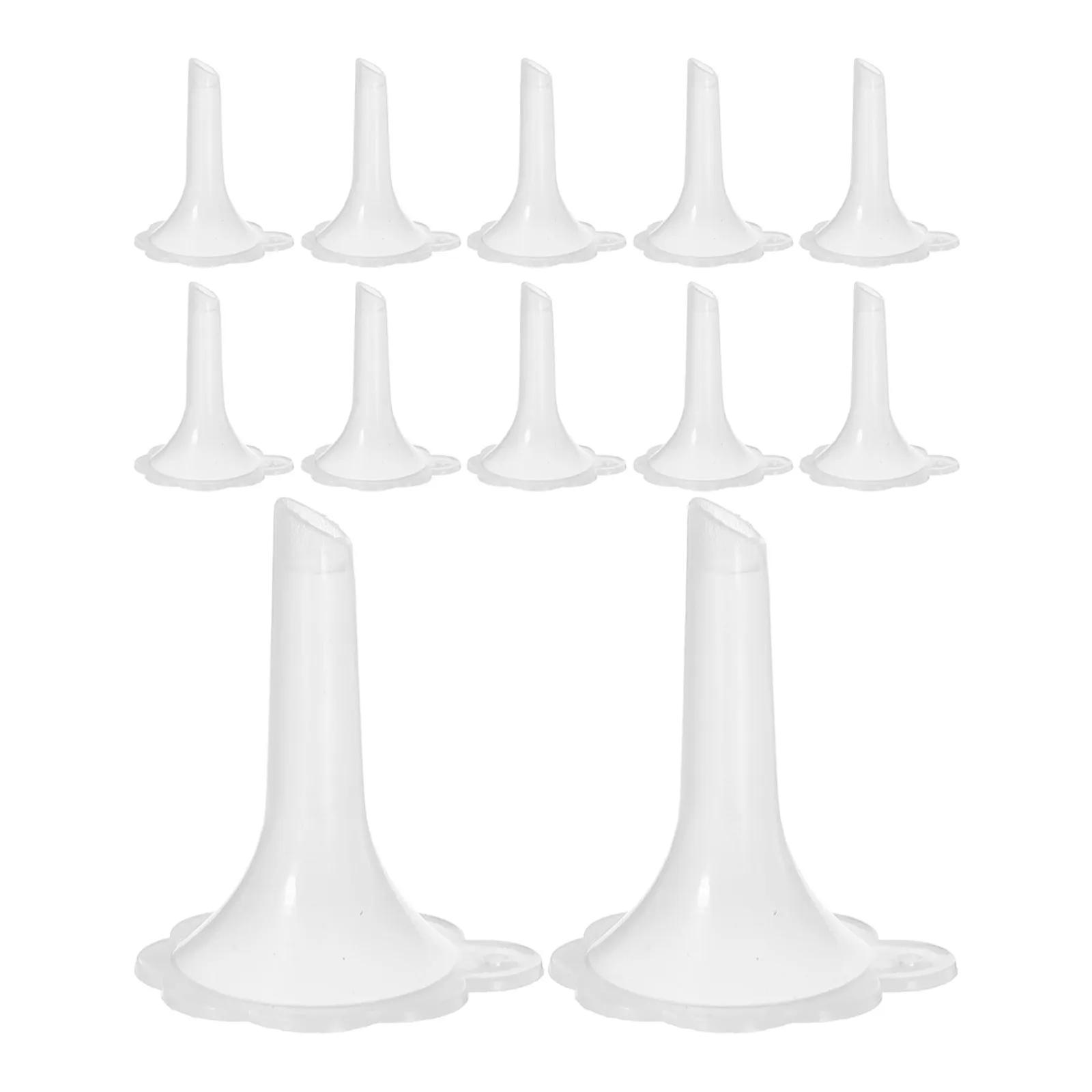 

100Pcs Mini Clear Plastic Funnels Precise Liquid Transfer Multi-Functional Small Funnels for Perfume Skincare Travel Daily Use