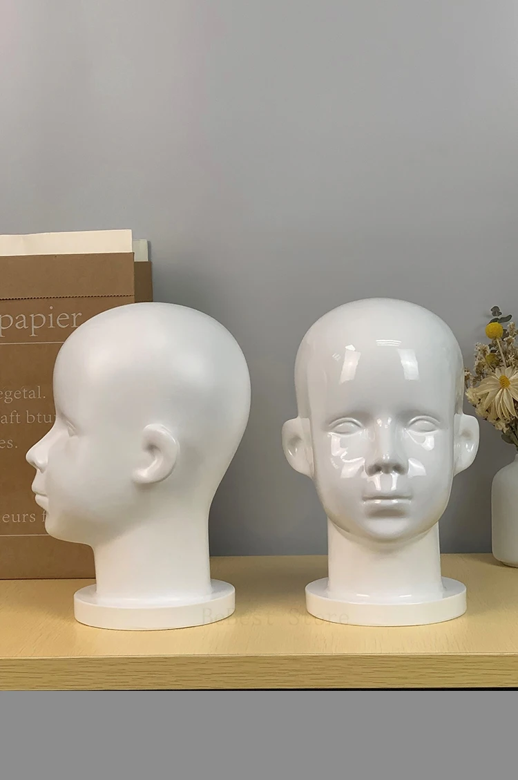 High Quality Lovely Child Head Model Fashionable Colorful Mannequin Head On Promotion