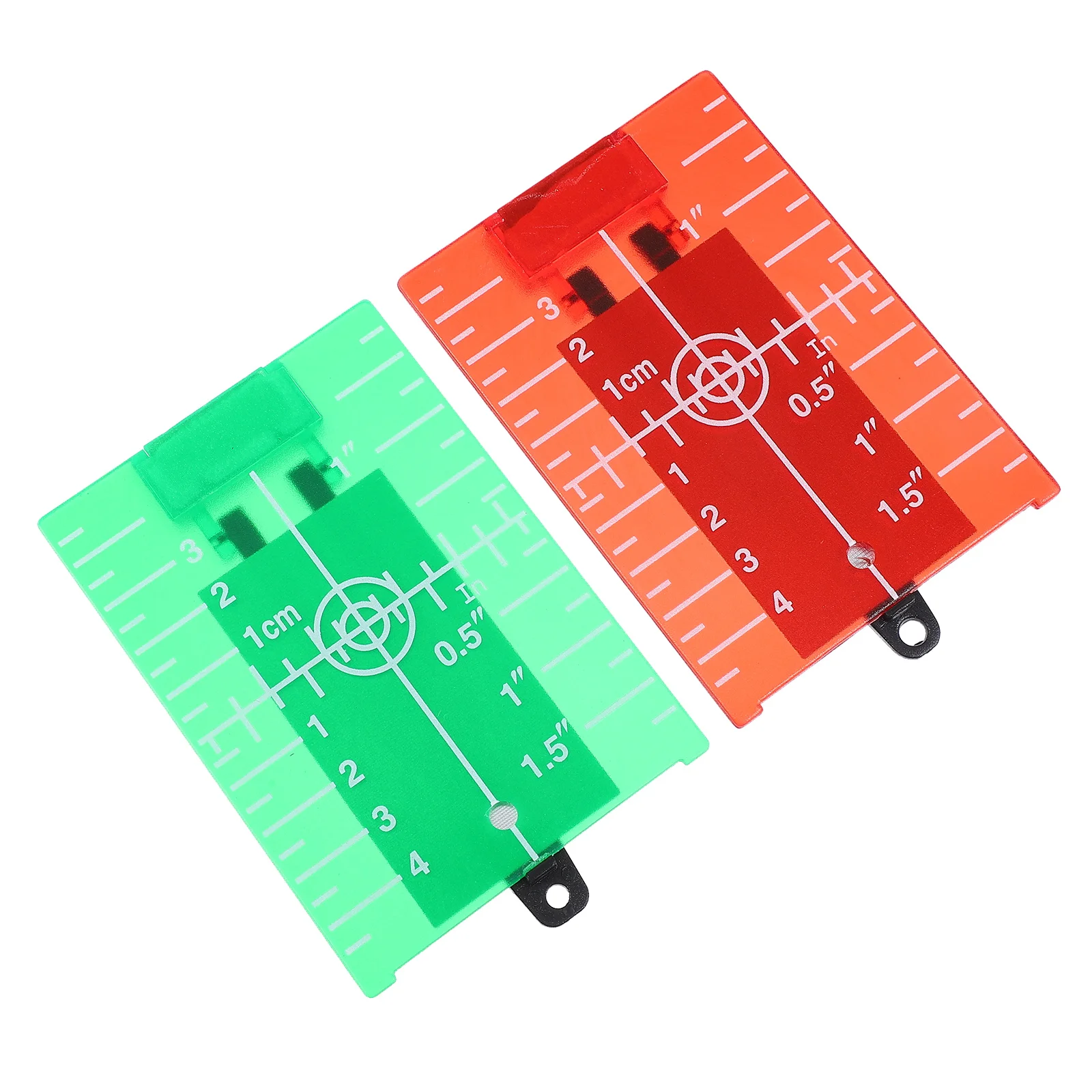 

2pcs Green Red Plate Magnetic Floor Board For Level Meter With Stand Bright Sturdy Target Infrared Shooting