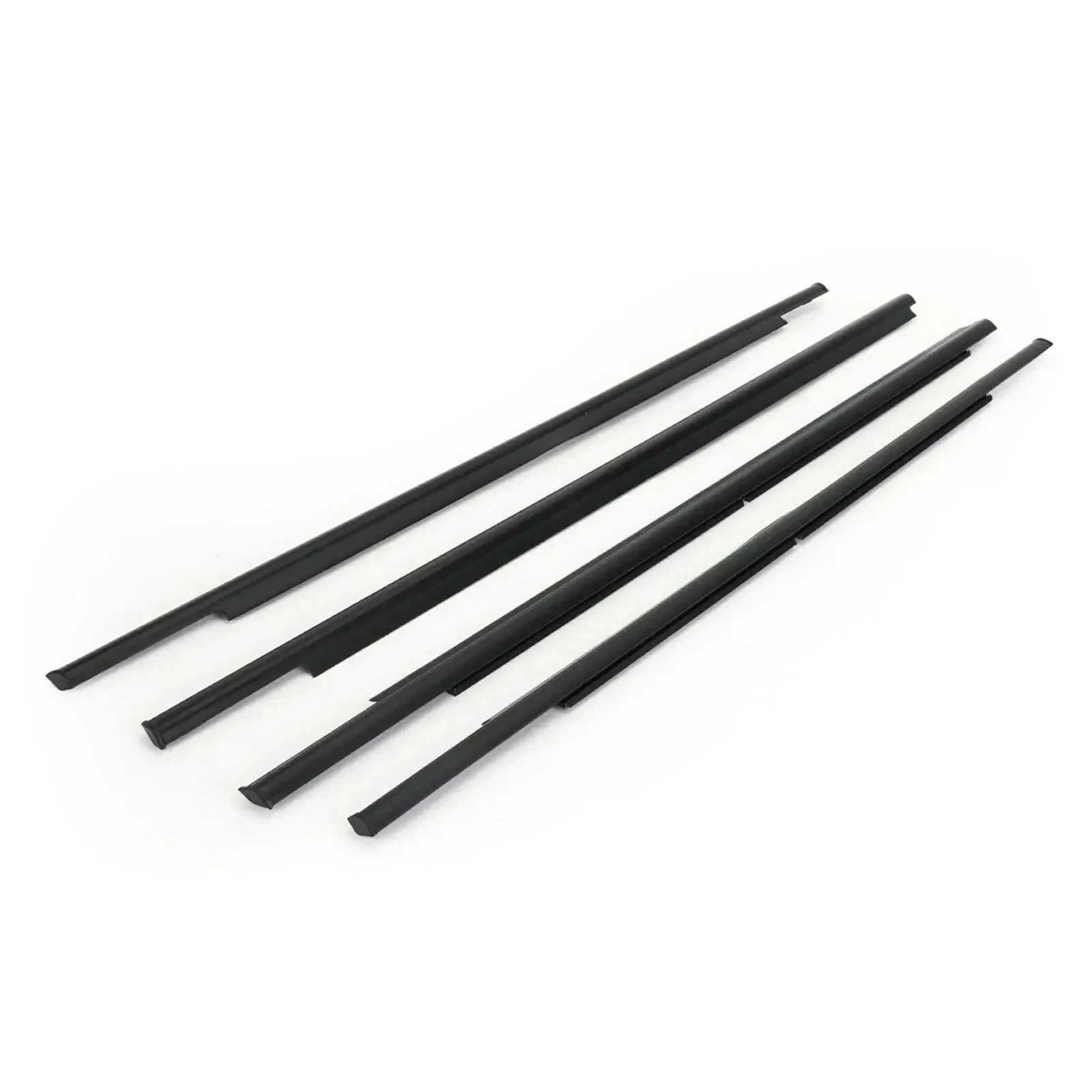 4Pcs Window Glass Weatherstrip Side Door Moulding Trim Seal For Mitsubishi Outlander 2007-2012 2013-2018 5727A007 5727A008