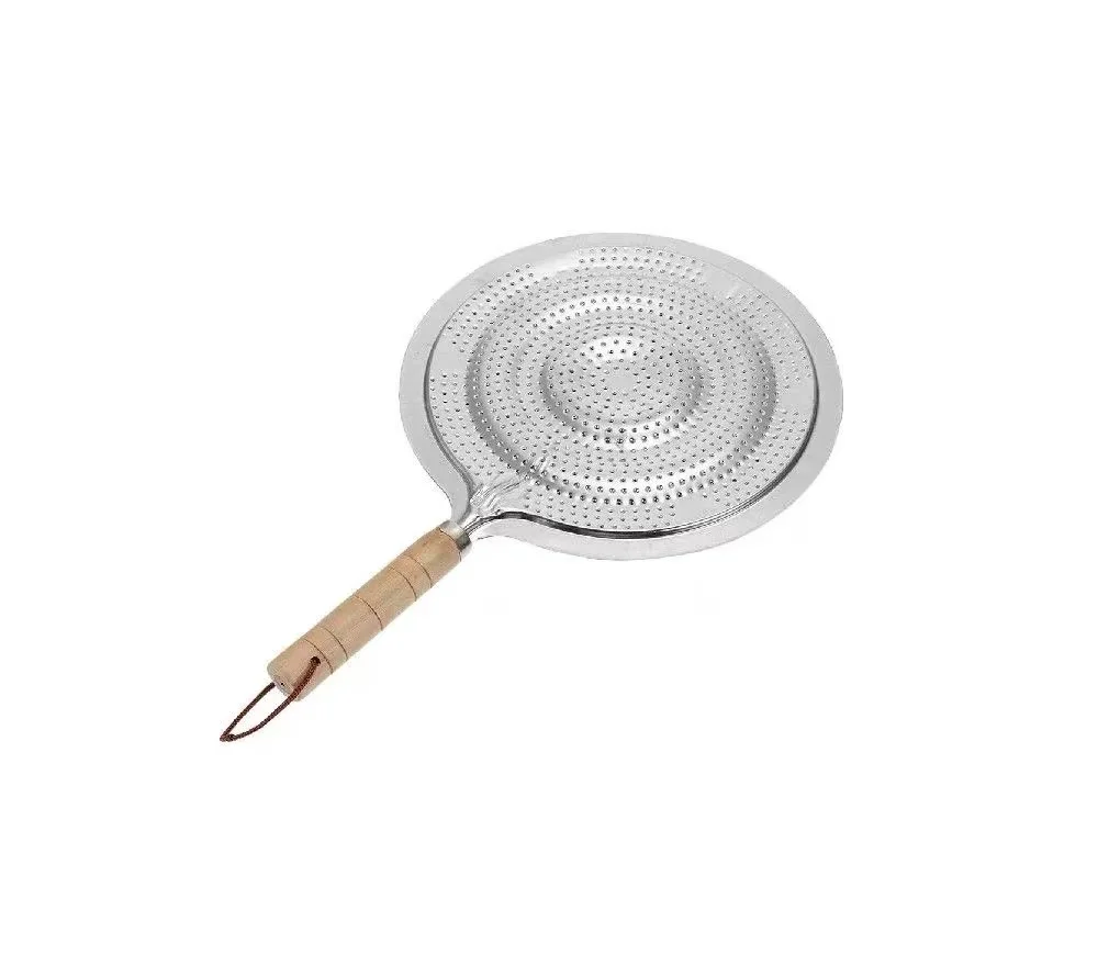Classic wooden handle heat-conducting pot mat