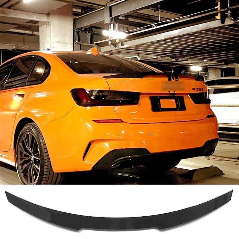 

New! Spoiler for BMW G20 3 Series Gloss Black Rear Ducktail Wing 2020 2021 2022 Year Sedan Trunk M4 Style ABS Accessories