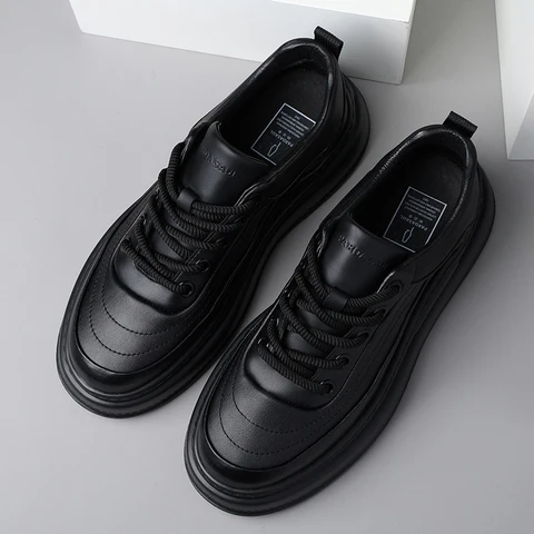Autumn new thick sole versatile lightweight soft sole breathable sports and leisure shoes for men 240903