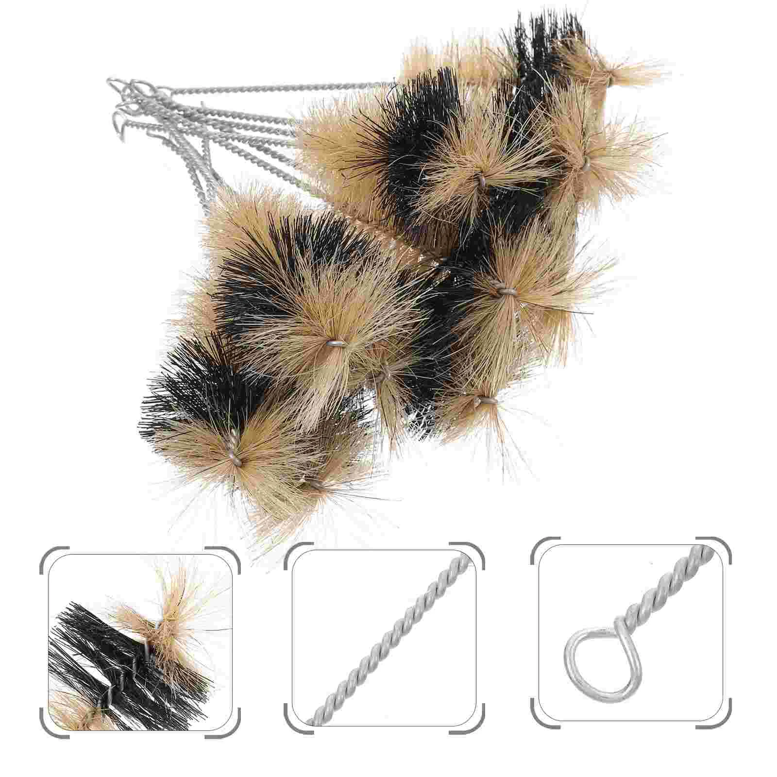 

5pcs Flask Useful Flask Cleaning Brush Cleaner Laboratory Water Bottle Pig Hair NonScratch Teaching Equipment