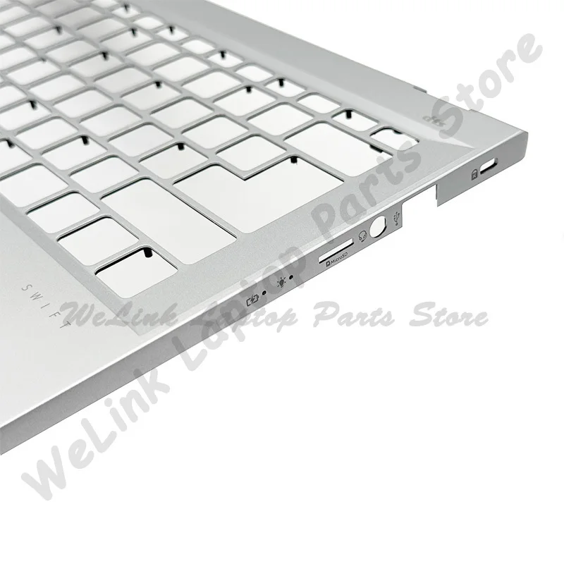 Original New Replace Case For Acer Swift 14 Go SFG14-71 SFG14-72 N21C2 Laptop Palmrest Upper Top Case Cover Silvery AM7HX000901