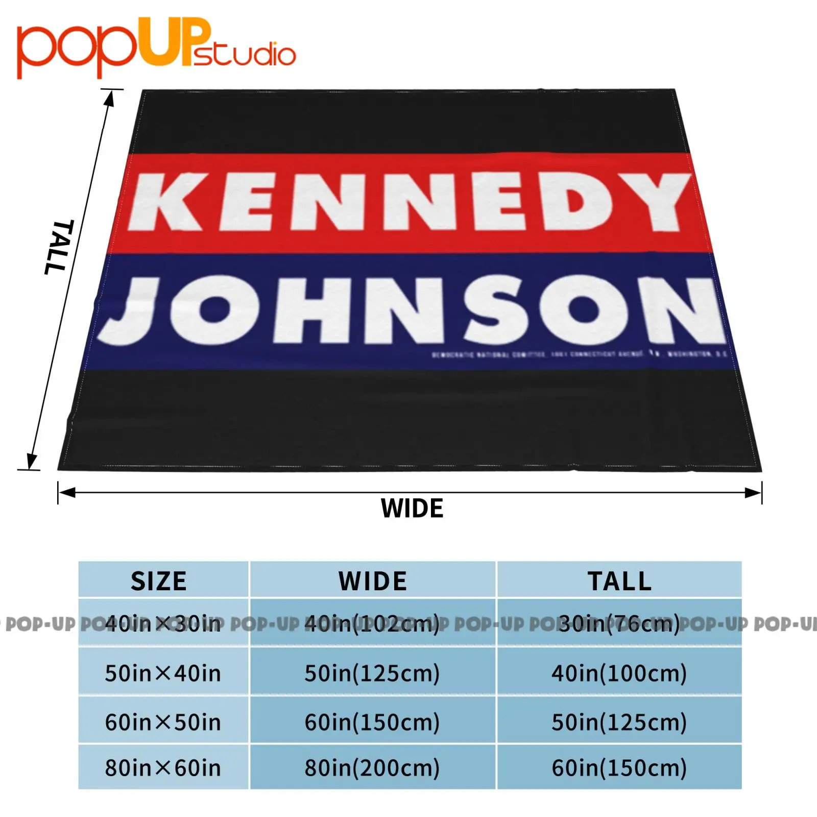 1960 كينيدي جونسون حملة الديمقراطية Jfk Lbj بطانية فائقة النعومة لحاف الشتاء غطاء أريكة أغطية السرير