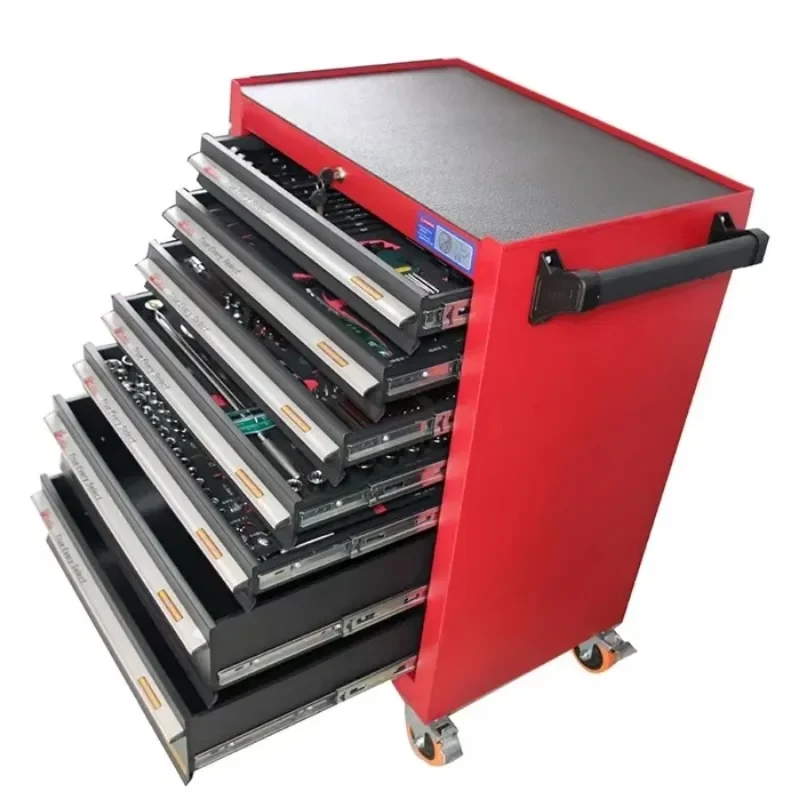 Workshop Garage Metal Tool Cabinet Metal Storage Cabinet Multi-function Mobile Tool Box Maintenance Tool Cabinet